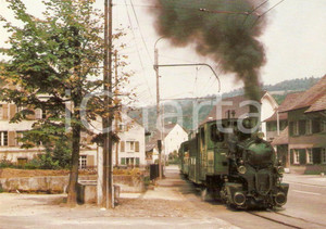 Cartolina originale da collezione 1975 ca SVIZZERA Ferrovie WALDENBURGERBAHN Locomotiva a vapore Cartolina FG NV 1
