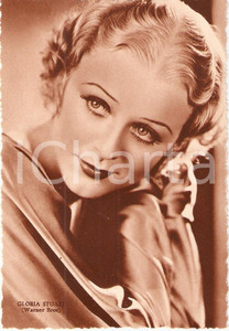 Cartolina originale da collezione 1937 CINEMA Portrait Gloria STUART Actress WARNER BROS *Cartolina FG NV 1
