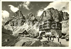 Cartolina originale da collezione 1963 PASSO STELLA (BZ) Rifugio MARIA FLORA ai piedi del SASSOLUNGO * FG VG 1