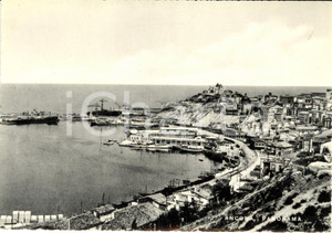Cartolina originale da collezione 1960 ca ANCONA Veduta panoramica del porto e litorale cittadino *Cartolina FG NV 1