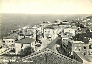 Cartolina originale da collezione 1956 SAN VINCENZO LI Panorama generale Cartolina animata FG VG 1