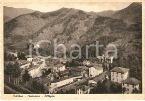 Cartolina originale da collezione 1950 PISTOIA Frazione PRACCHIA Panorama Cartolina FG VG 1
