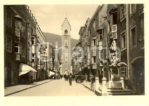 Cartolina originale da collezione 1950 ca VIPITENO BZ Centro cittÃ  con la Torre delle Dodici  Cartolina FG NV 1