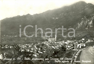 Cartolina originale da collezione 1963 ARSIERO VI Strada per TONEZZA DEL CIMONE ed il monte PRIAFORA  FG VG 1