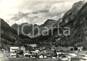 Cartolina originale da collezione 1952 VAL FORMAZZA (VB) Scorcio panoramico di VALDO e PONTE *Cartolina FG VG 1