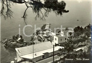Cartolina originale da collezione 1962 VARAZZE SV Veduta di VILLA RUSSA sul mare Cartolina postale FG VG 1