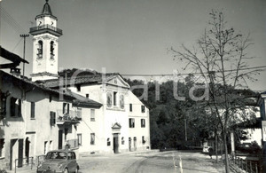 Cartolina originale da collezione 1966 ROCCAFORTE MONDOVI' (CN) La piazza di LURISIA con FIAT 600 familiare *FG VG 1