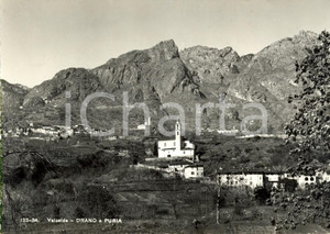 Cartolina originale da collezione 1950 ca VALSODA (CO) Veduta frazioni DRANO e PURIA *Cartolina postale FG NV 1