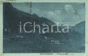 Cartolina originale da collezione 1938 ALA DI STURA (TO) Veduta panoramica frazione MARTASSINA *Cartolina FP VG 1