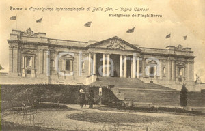 Cartolina originale da collezione 1911 ROMA VIGNA CARTONI Expo Internazionale Belle Arti - Padiglione INGHILTERRA 1