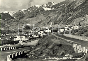 Cartolina originale da collezione 1958 FENESTRELLE (TO) Panorama del paese e della vallata *Cartolina FG VG 1