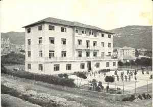 Cartolina originale da collezione 1962 BORGO VEREZZI (SV) Veduta dell'Istituto LA GIOIOSA *Cartolina postale FG VG 1