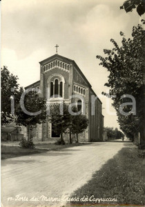 Cartolina originale da collezione 1954 FORTE DEI MARMI LU Veduta della Chiesa dei CAPPUCCINI Cartolina FG VG 1