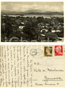 Autografo originale 1936 LA SPEZIA Giardini pubblici Cartolina alla nobildonna Rita VON MEICHSER FP 1