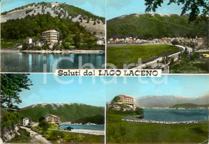 Cartolina originale da collezione 1950 ca BAGNOLI IRPINO AV Veduta del lago di LACENO Cartolina postale FG VG 1