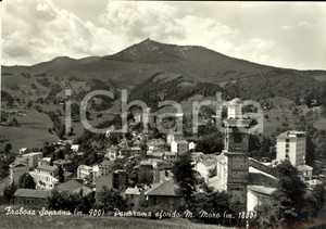 Cartolina originale da collezione 1960 ca FRABOSA SOPRANA (CN) Panorama paese con sfondo Monte MORO *Cartolina VG 1