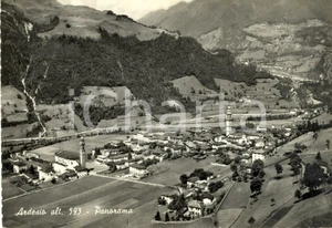 Cartolina originale da collezione 1956 ARDESIO BG Paniorama del paese e della Valle SERIANA Cartolina FG VG 1