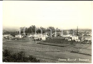 Cartolina originale da collezione 1962 CASSINA RIZZARDI (CO) Panorama del paese *Cartolina postale FG VG 1