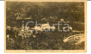 Cartolina originale da collezione 1925 CERES TO Veduta panoramica della VALLE DI LANZO Cartolina postale FP VG 1