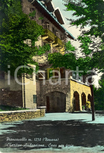 Cartolina originale da collezione 1962 PIANCAVALLO (NO) Casa per ferie CHARITAS AMBROSIANA *Cartolina FG VG 1