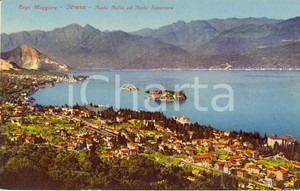 Cartolina originale da collezione 1915 ca STRESA VB Lago MAGGIORE Isola BELLA e Isola SUPERIORE Cartolina FP NV 1