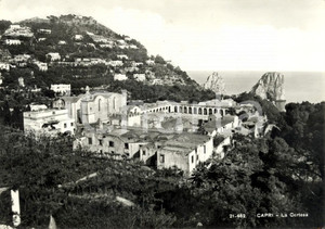 Cartolina originale da collezione 1950 ca CAPRI (NA) Veduta della Certosa di SAN GIACOMO *Cartolina postale FG VG 1