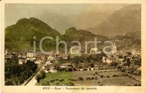 Cartolina originale da collezione 1929 SUSA TO Panorama del paese e della vallata da levante Cartolina FP VG 1