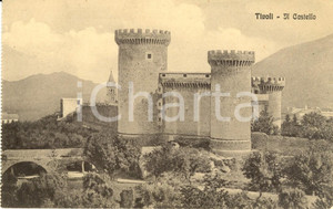 Cartolina originale da collezione 1920 ca TIVOLI ROMA Veduta della Rocca PIA Cartolina postale FP NV 1