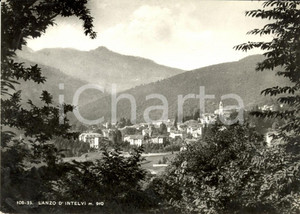 Cartolina originale da collezione 1965 LANZO D INTELVI CO Panorama del paese e della vallata Cartolina FG VG 1