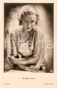 Cartolina originale da collezione 1935 ca CINEMA Ritratto dell'attrice Brigitte HELM *Cartolina FP NV 1