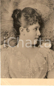 Cartolina originale da collezione 1900 ca CINEMA Ritratto dell'attrice BRANDT *Cartolina FP NV 1