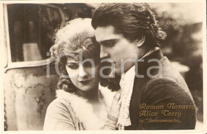 Cartolina originale da collezione 1923 SCARAMOUCHE Ramon NOVARRO Alice TERRY nel film di Rex INGRAM *Cartolina FP 1