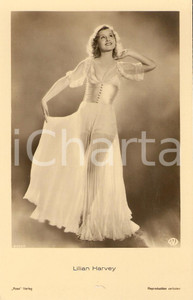 Cartolina originale da collezione 1930 ca CINEMA Attrice Lilian HARVEY in costume di scena *Cartolina FP NV 1