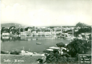 Cartolina originale da collezione 1955 ca ISOLA D ISCHIA Panorama generale del porto Cartolina FG NV 1