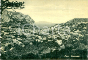 Cartolina originale da collezione 1945 ca CAPRI Panorama generale dell isola Cartolina FG NV 1