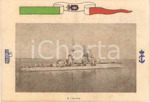 Cartolina originale da collezione 1940 ca MARINA MILITARE Regio incrociatore GORIZIA Cartolina FG NV 1