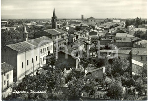 Cartolina originale da collezione 1959 ARGENTA (FE) Scorcio panoramico del paese *Cartolina FG VG 1