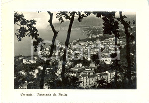 Cartolina originale da collezione 1952 SORRENTO (NA) Panoramica aerea da PARISE *Cartolina FG VG 1