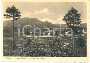 Cartolina originale da collezione 1950 ca VARESE Panorama SACRO MONTE e Campo dei Fiori Cartolina FG NV 1