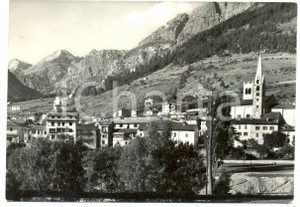 Cartolina originale da collezione 1955 ca BORMIO (SO) Scorcio panoramico del paese *Cartolina FG VG 1