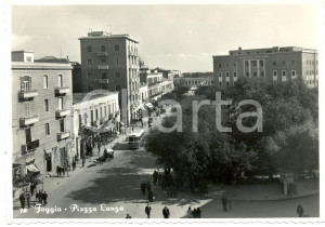 Cartolina originale da collezione 1959 FOGGIA Palazzo UFFICI STATALI Negozio POLIGNONE Piazza LANZA ANIMATA FG VG 1