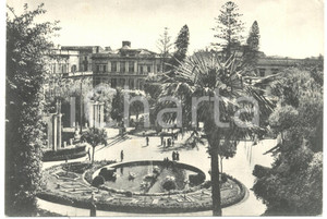 Cartolina originale da collezione 1950 ca CATANIA Vasca dei Cigni presso Villa BELLINI *Cartolina FG NV 1