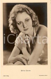 Cartolina originale da collezione 1930 ca CINEMA Actress Billie DOVE Cartolina FP NV 1