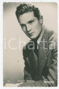 Cartolina originale da collezione Georges MARCHAL, anni '40 - fotoritratto d'epoca 1