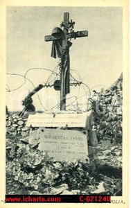 Cartolina originale da collezione 1930 ca REDIPUGLIA (GO) Cimitero militare - Margherita PARODI *Cartolina FP NV 1