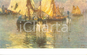 Cartolina originale da collezione 1934 Lodovico CAVALIERI - Marina *Cartolina postale FP VG 1