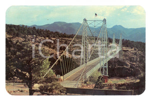Cartolina originale da collezione 1964 CANON CITY (USA) Royal GORGE Bridge sul fiume ARKANSAS *Cartolina FP VG 1