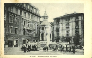 Cartolina originale da collezione 1930 ca ACQUI TERME AL La Fontana della BOLLENTE  Cartolina FP NV 1