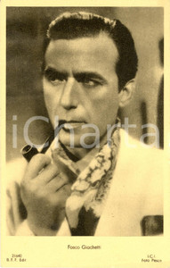 Cartolina originale da collezione 1930 ca Primo piano dell'attore FOSCO GIACHETTI *Cartolina FP NV 1