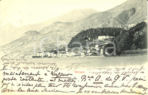 Cartolina originale da collezione 1903 BELLAGIO (CO) Veduta panoramica dell'abitato dal lago *Cartolina FP VG 1